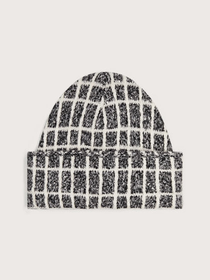 Varley Noel Knit Beanie - Charcoal Marlimages2- The Sports Edit