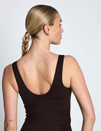 3 Stripes Studio All Me Light Support Tank Top - Aurora Coffee 3 Stripes Studio All Me Light Support Tank Top - Aurora Coffee