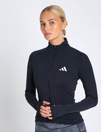 adi365 Seasonal Womens Running Jacket - Black adi365 Seasonal Womens Running Jacket - Black