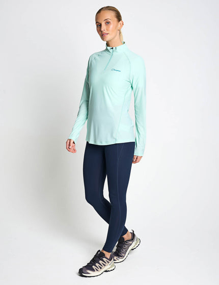 Berghaus 24/7 Tech Tee Long Sleeve Half Zip - Light Electroimages5- The Sports Edit
