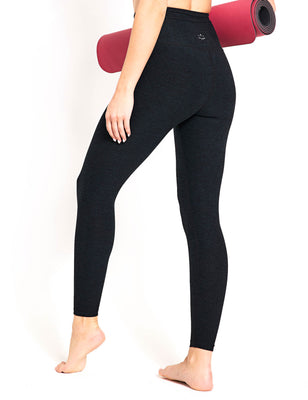 Spacedye At Your Leisure High Waisted Midi Legging - Darkest Night Spacedye At Your Leisure High Waisted Midi Legging - Darkest Night