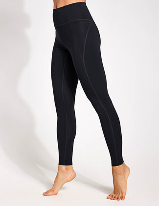 Compressive High Waisted Legging - Black Compressive High Waisted Legging - Black