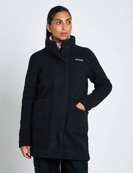 Columbia Panorama Long Sherpa Fleece Jacket - Blackimages4- The Sports Edit