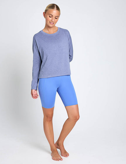 Girlfriend Collective ReSet Long Sleeve Tee - Meteorimages4- The Sports Edit