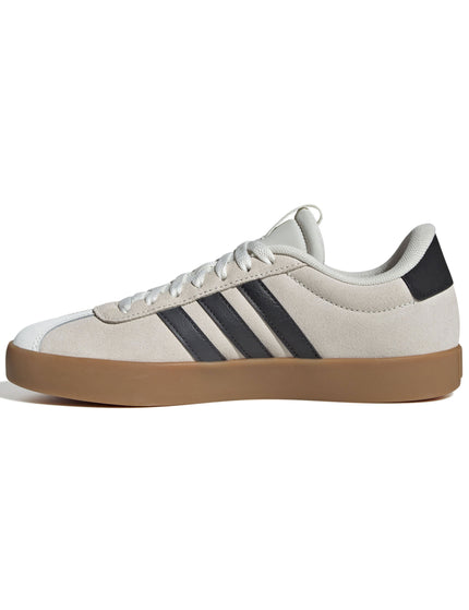 adidas VL Court 3.0 Shoes - Off White/Grey Six/Gold Metallicimages2- The Sports Edit