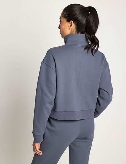 Lilybod Rihanna Stripe Sweat - Charcoalimages2- The Sports Edit