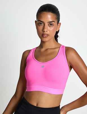 NB Essential Run Bra - Pink Heat NB Essential Run Bra - Pink Heat
