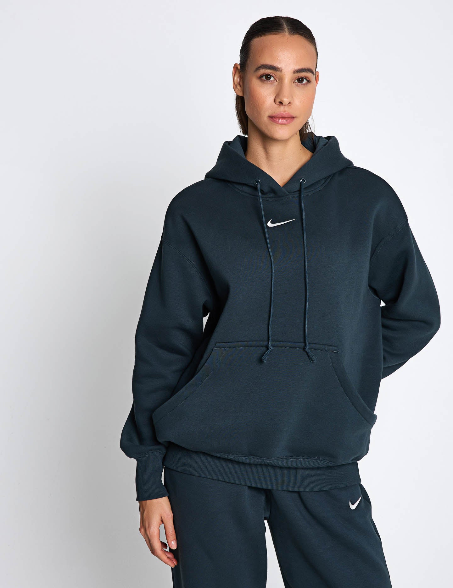 Nike Sportswear Phoenix Fleece Hoodie Seaweed The Sports Edit