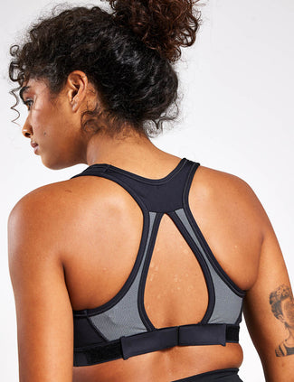 Swoosh High Support Bra - Black/Iron Grey/White Swoosh High Support Bra - Black/Iron Grey/White