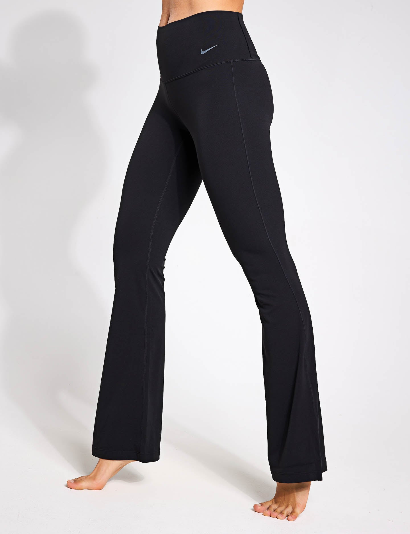 Nike Zenvy High Waisted Flared Leggings Black The Sports Edit