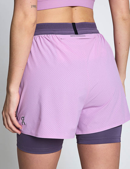 ON Running 3" Performance 2-in-1 Shorts - Sakura/Dewberryimages2- The Sports Edit