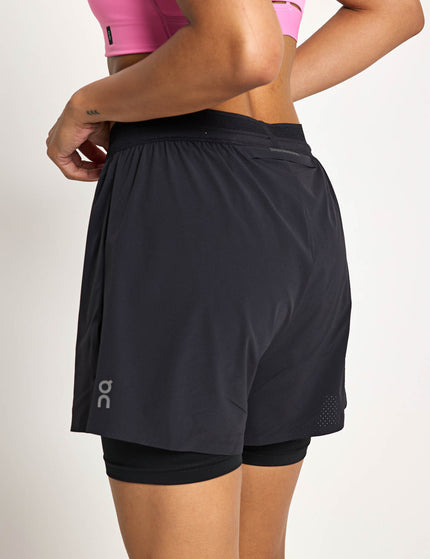 ON Running 3" Performance 2-in-1 Shorts - Blackimages4- The Sports Edit