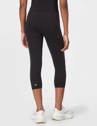 Power Cropped Gym Leggings - Black Power Cropped Gym Leggings - Black
