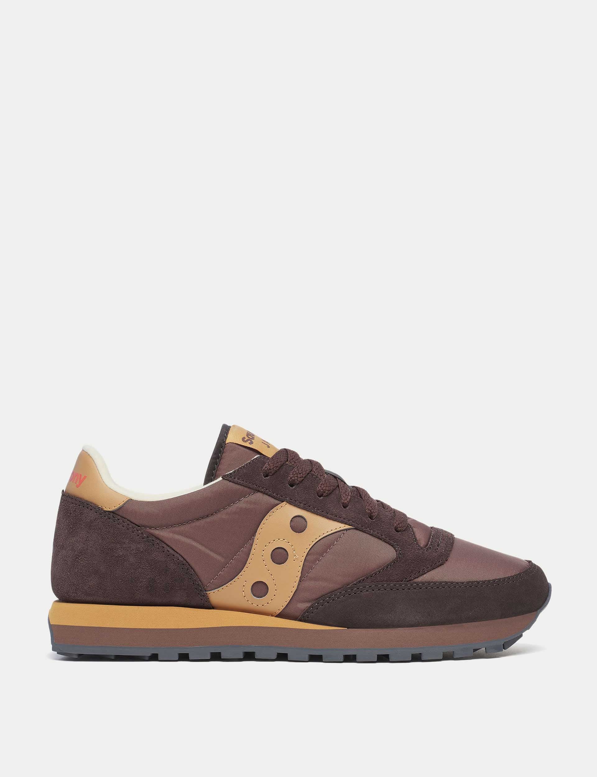 Saucony Jazz Original Shoes Brown/Rust The Sports Edit