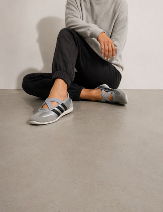 Barreda Mary Jane Shoes - Silver Metallic/Core Black/Off White Barreda Mary Jane Shoes - Silver Metallic/Core Black/Off White