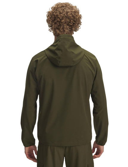 Under Armour Vibe Woven Jacket - Expedition Green/Whiteimages3- The Sports Edit