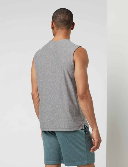 Vuori Strato Muscle Tee - Heather Greyimages2- The Sports Edit