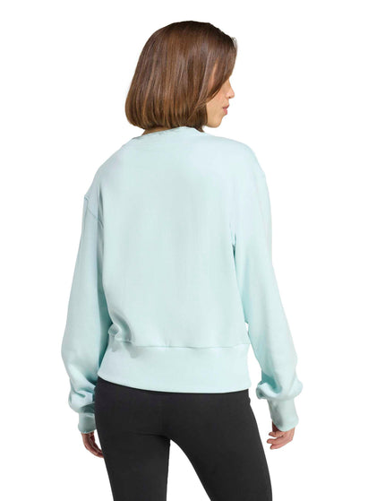 adidas ALL SZN French Terry Regular Sweatshirt - Halo Mintimages2- The Sports Edit