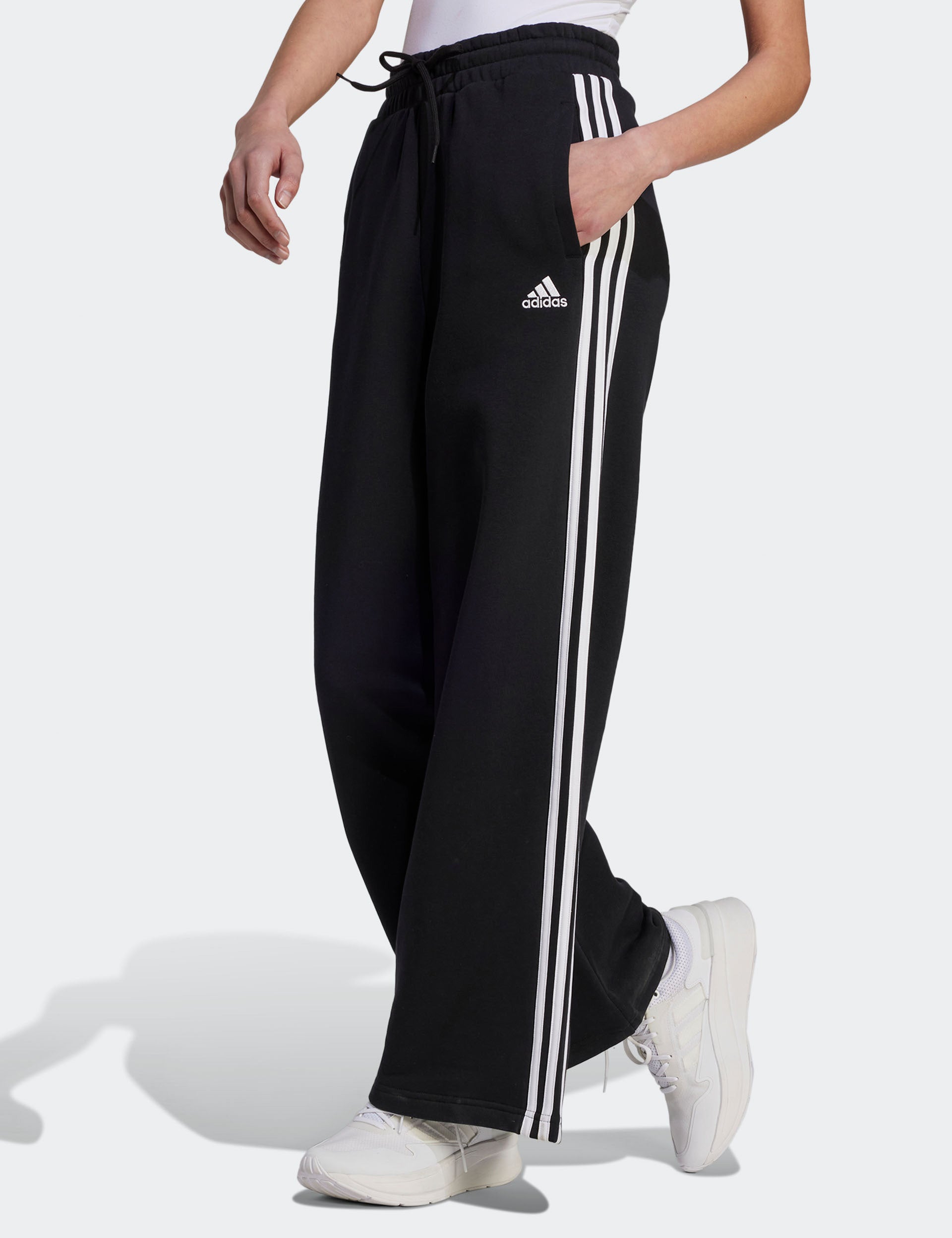 Wide Leg Adidas Tight Tracksuit Bottoms Adidas Essentials