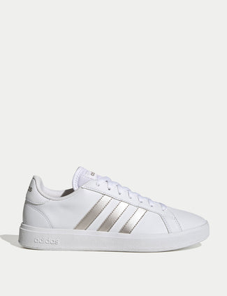 Grand Court Base 2.0 Shoes - Cloud White/Platinum Metallic Grand Court Base 2.0 Shoes - Cloud White/Platinum Metallic