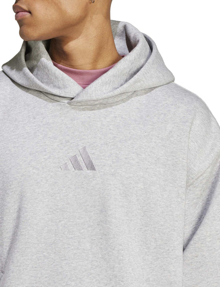 adidas All Szn Fleece Hoodie - Medium Grey Heatherimages3- The Sports Edit