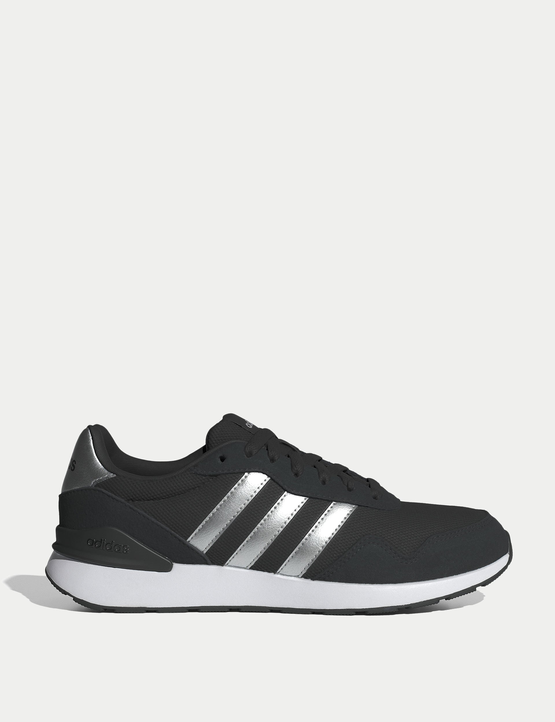 adidas Run 60S Shoes Black/Silver/White The Sports Edit