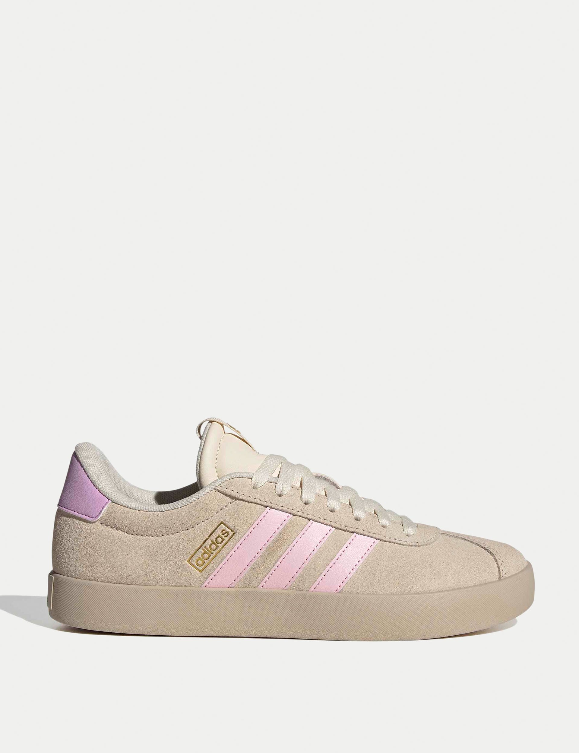 adidas | VL Court 3.0 Shoes - White/Pink/Gold | The Sports Edit adidas | VL Court 3.0 Shoes - White/Pink/Gold | The Sports Edit