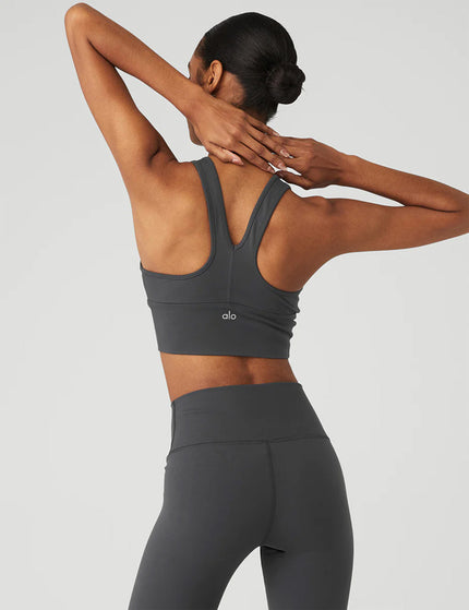 Alo Yoga Wild Thing Bra - Anthraciteimages3- The Sports Edit