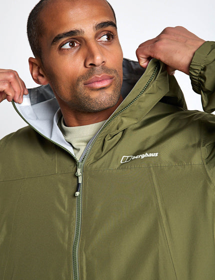 Berghaus Deluge Pro 3.0 Waterproof Jacket - Cheviot Greenimages4- The Sports Edit