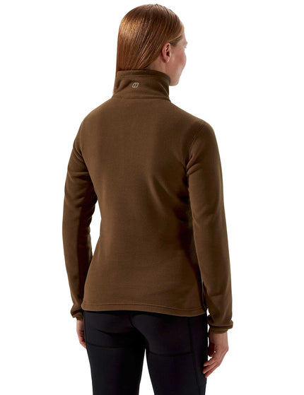 Berghaus Prism 2.0 Micro Half Zip Fleece - Bark Brownimages2- The Sports Edit