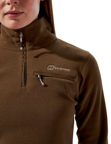 Berghaus Prism 2.0 Micro Half Zip Fleece - Bark Brownimages4- The Sports Edit