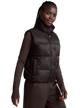 Big Cozy Puffer Vest - Dark Chocolate Big Cozy Puffer Vest - Dark Chocolate