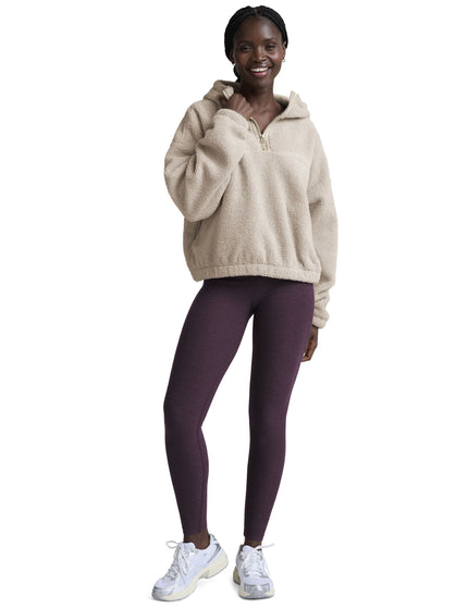Beyond Yoga Boucle Fleece Hooded Pullover - Nude Tint Heatherimages6- The Sports Edit