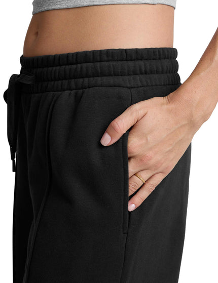 Beyond Yoga LuxeFleece Pintuck Wide Leg Pant - Blackimages4- The Sports Edit