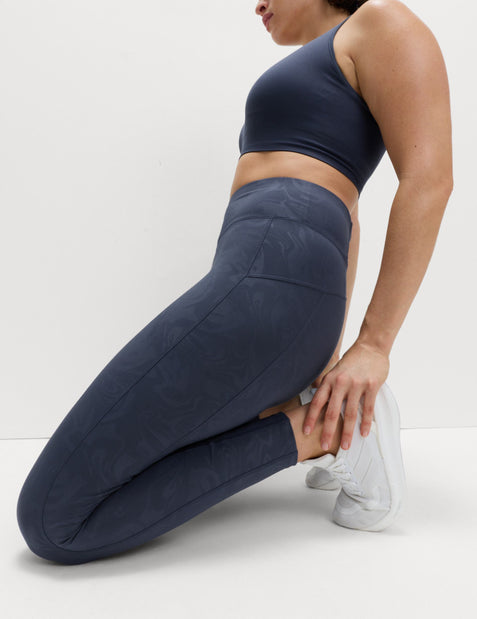 Goodmove Go Move Cool Comfort Embossed High Waisted Gym Leggings