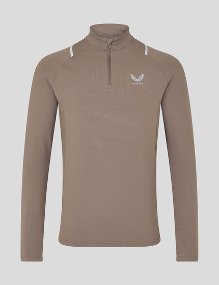 Castore Apex Training 1/4 Zip Top - Deep Taupeimages6- The Sports Edit
