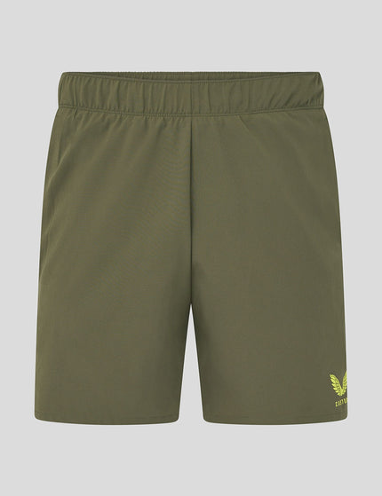 Castore Apex 6" Shorts w/ Inner Brief - Ivy Green/Safety Yellowimages6- The Sports Edit