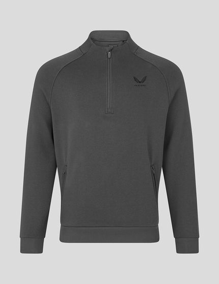 Castore Adapt Cotton Fleece Quarter Zip Sweatshirt - Gunmetalimages6- The Sports Edit