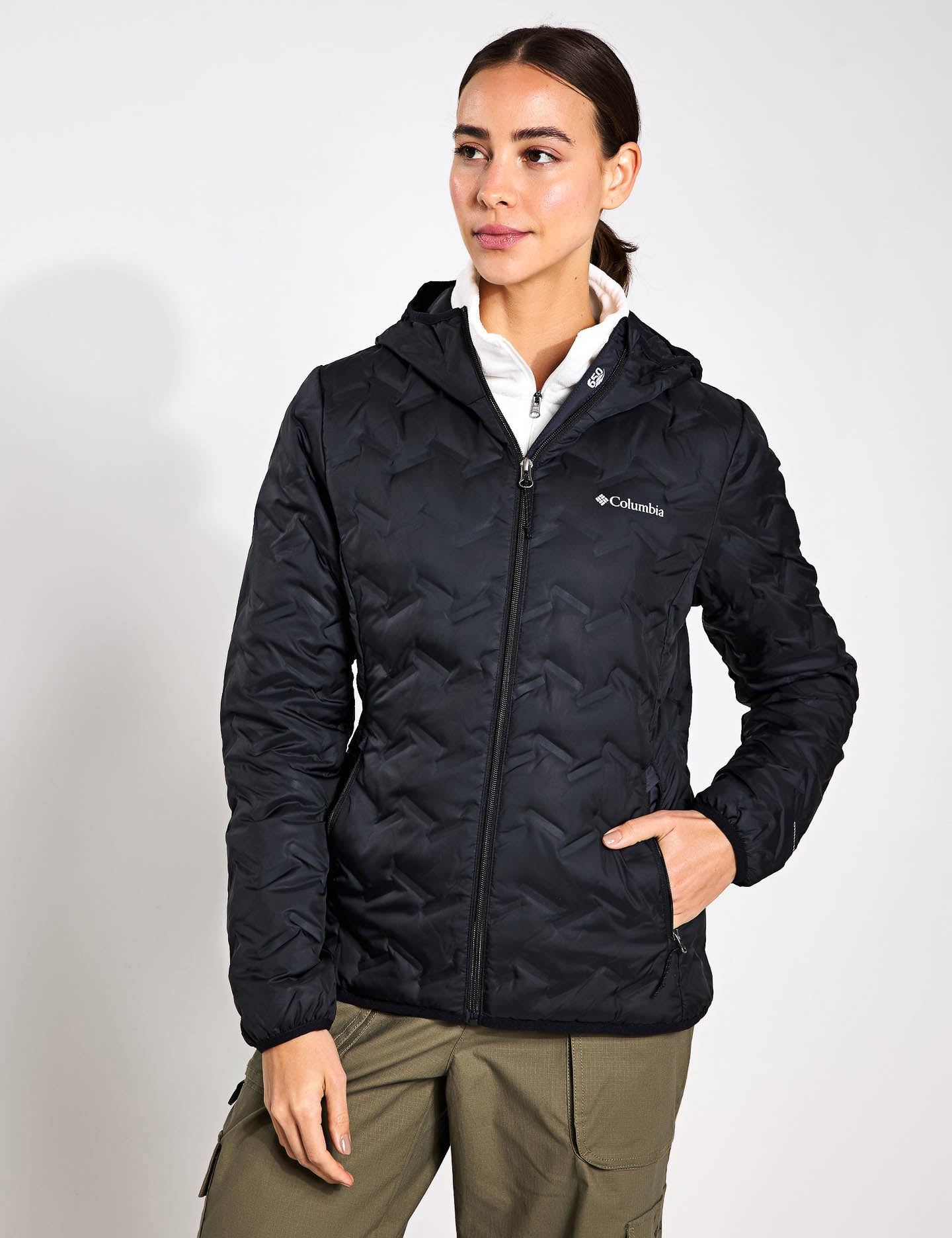 Hooded Puffer Columbia Black Down Jacket Columbia Bulo Point III Down Jacket Women's Clothing