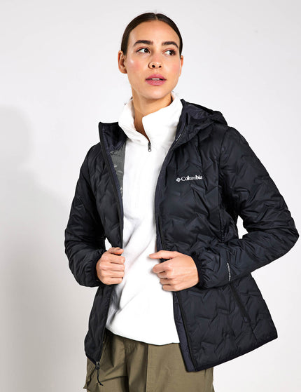 Columbia Delta Ridge II Down Hooded Jacket - Blackimages3- The Sports Edit