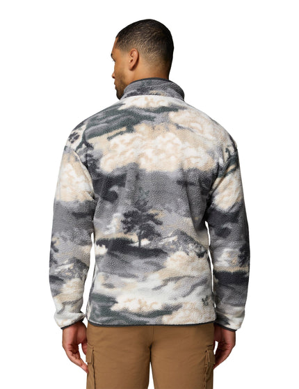 Columbia Helvetia II Printed Half Snap Fleece - Shark Dreamingimages2- The Sports Edit