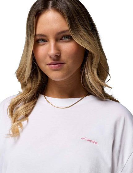 Columbia Rolling Bend Graphic Oversized T-Shirt - White/Floral Grooveimages3- The Sports Edit