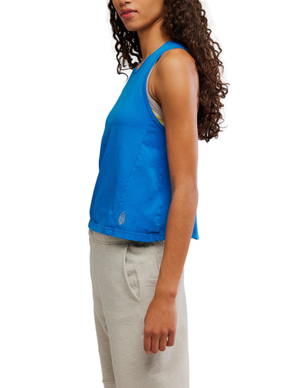 FP Movement Hot Shot Twist Tank - Light Cobaltimages2- The Sports Edit