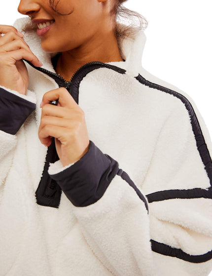 FP Movement Mountain High 1/2 Zip Fleece - White Comboimages4- The Sports Edit