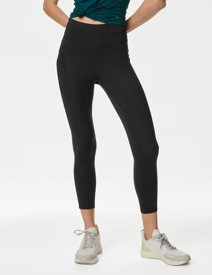 Goodmove Go Move High Waisted 7/8 Gym Leggings - Blackimages1- The Sports Edit