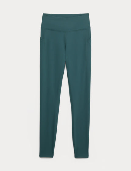 Goodmove Go Train High Waisted Gym Leggings - Smokey Greenimages8- The Sports Edit