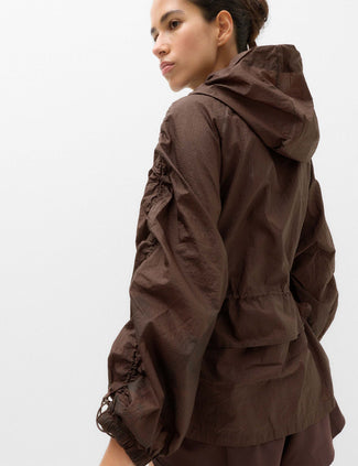 Stormwear Shimmer Lightweight Hooded Jacket - Dark Chocolate Stormwear Shimmer Lightweight Hooded Jacket - Dark Chocolate