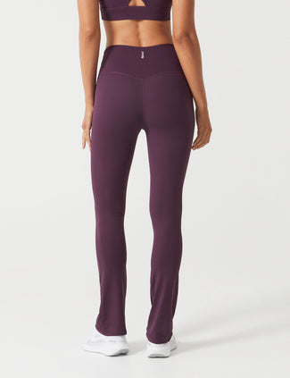 Harlow Cloud-Core Bootleg Legging - Ox Plum Harlow Cloud-Core Bootleg Legging - Ox Plum