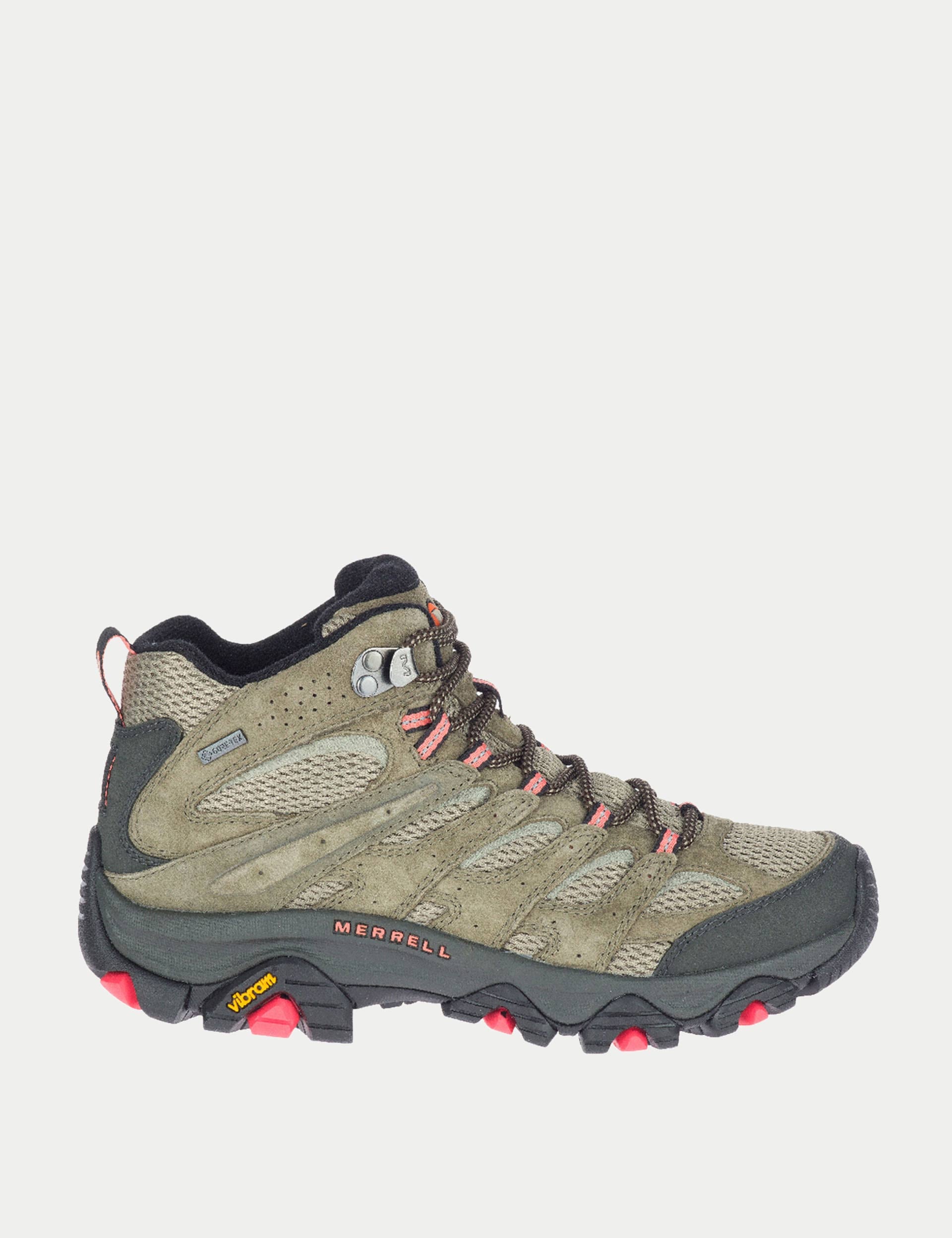 Merrell Moab Mid Gore-Tex Boots Olive The Sports Edit