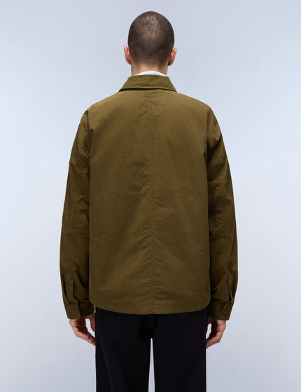 Napapijri Leoras Overshirt - Dark Oliveimages2- The Sports Edit